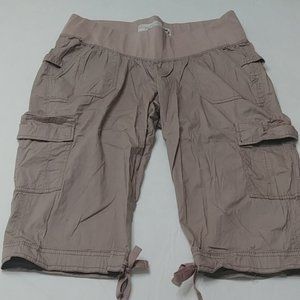 Maternity Comfy Cargo Capris Size M